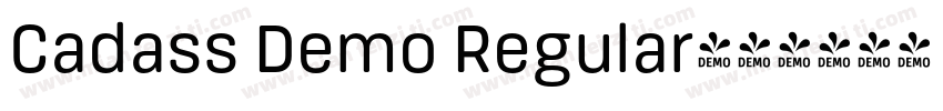 Cadass Demo Regular字体转换